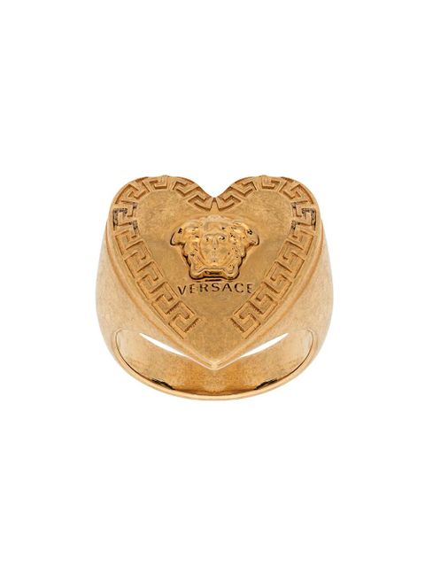 Versace heart-shape Medusa motif ring - Gold - zdjęcie produktu nr 1