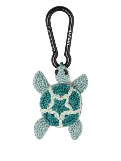 Alanui Turtle crochet keyring - Green - zdjęcie produktu nr 1