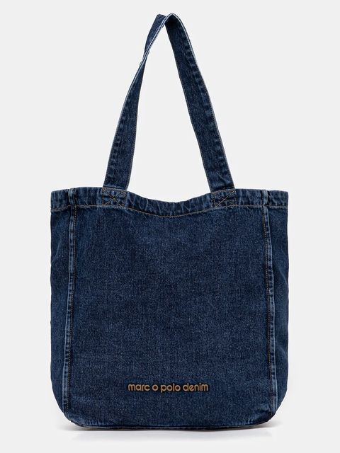 Marc O'Polo torebka bawełniana kolor granatowy 5000007433 - zdjęcie produktu nr 1