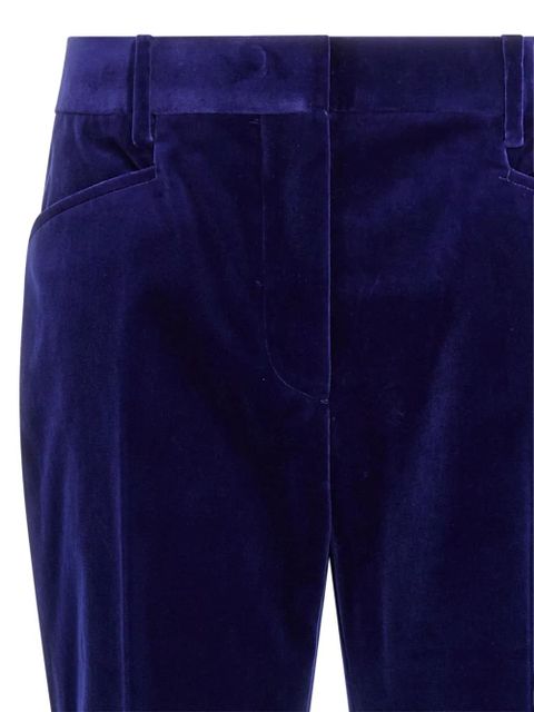 TOM FORD velvet pocket trousers - Blue