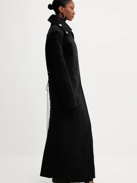 PRESSIAT płaszcz kolor czarny PRE312FW24