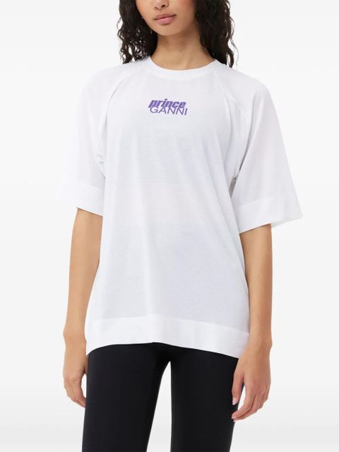 GANNI x Prince logo T-shirt - White