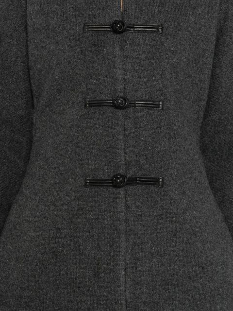 Róhe Mandarin crew-neck cardigan - Grey