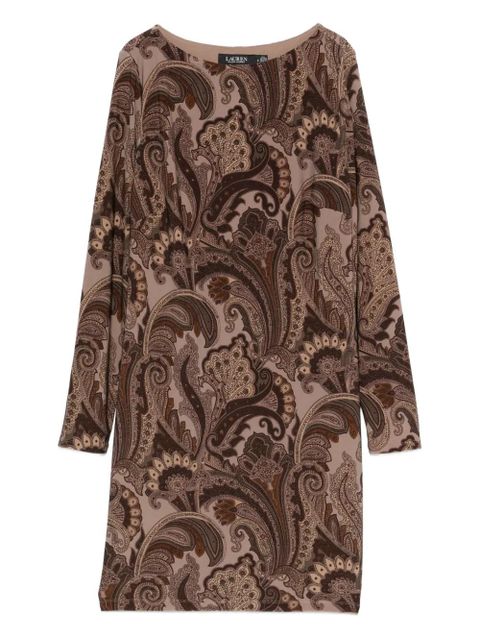 Lauren Ralph Lauren paisley-print mini dress - Brown - zdjęcie produktu nr 1