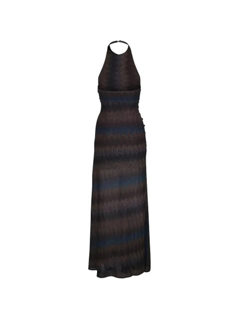 Missoni halter zigzag gown - Brown - zdjęcie produktu nr 2