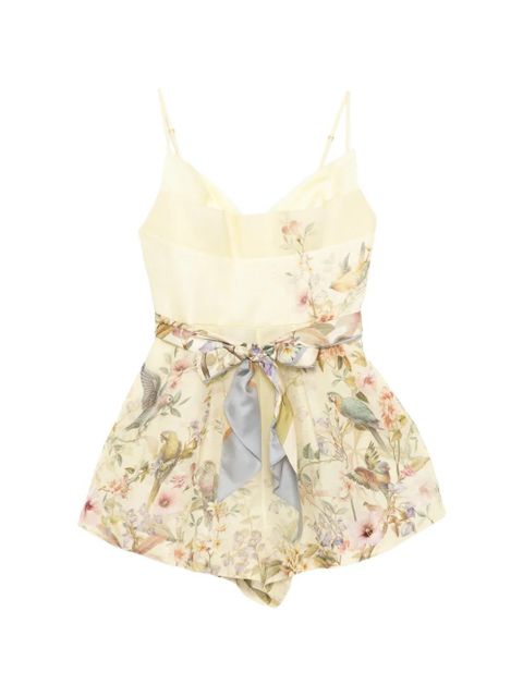 ZIMMERMANN Rebellion Fitted playsuit - Yellow - zdjęcie produktu nr 1