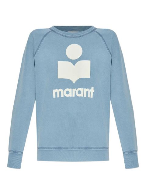 MARANT ÉTOILE logo-print cotton sweatshirt - Blue - zdjęcie produktu nr 1