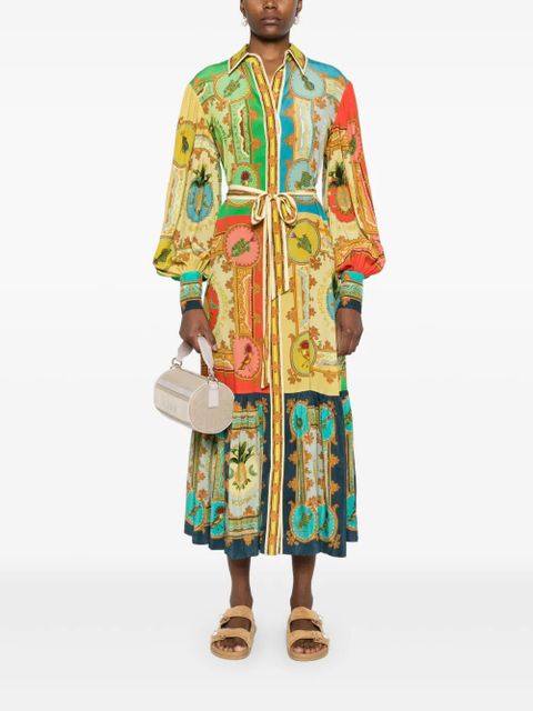 ALEMAIS La Musica midi dress - Green - zdjęcie produktu nr 2