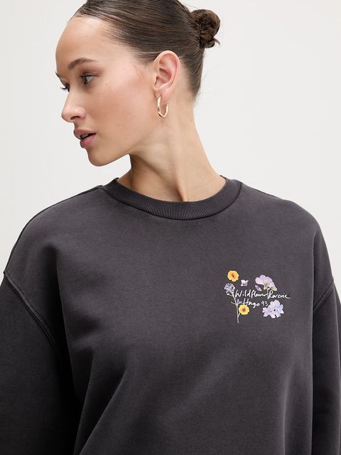 HUGO bluza bawełniana Classic crew_7