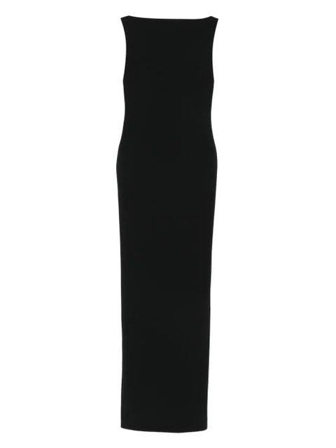 Solace London Imogen boat-neck maxi dress - Black - zdjęcie produktu nr 1