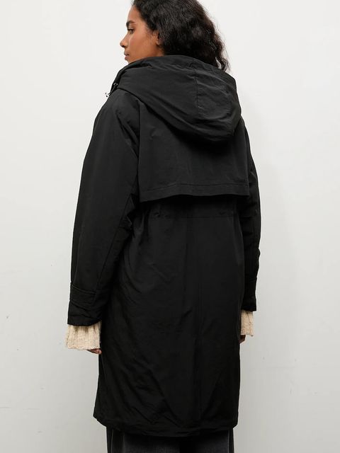 Answear.LAB parka kolor czarny przejściowa