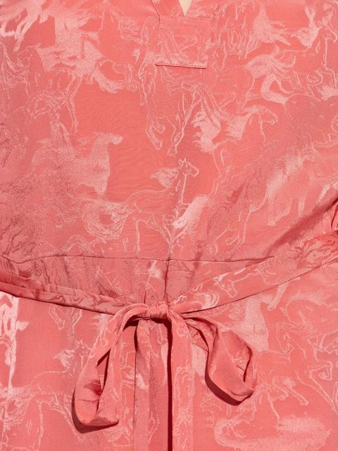 Zadig&Voltaire V-neck printed dress - Pink