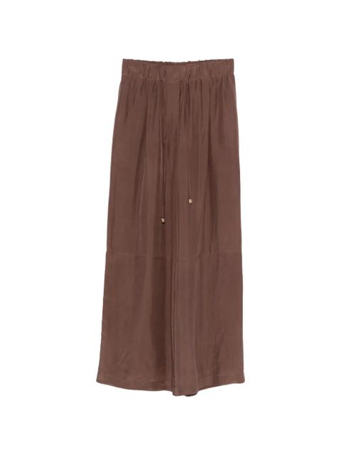 Alysi drawstring straight trousers - Brown - zdjęcie produktu nr 1