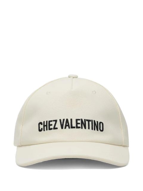 Valentino Garavani logo-embroidered baseball cap - Neutrals - zdjęcie produktu nr 2