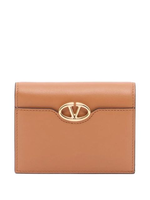 Valentino Garavani VLogo the Bold edition small calfskin wallet - Neutrals - zdjęcie produktu nr 1