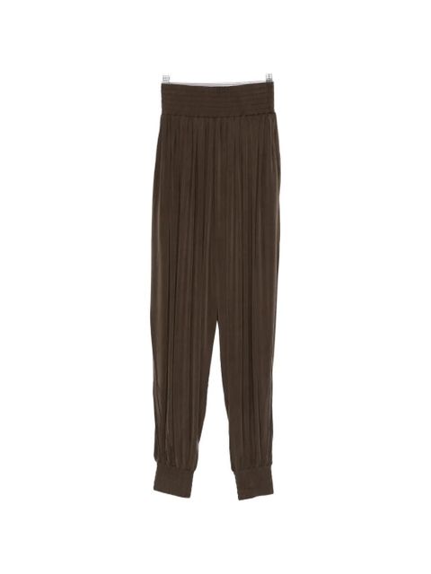 Balmain shirred trousers - Brown - zdjęcie produktu nr 1
