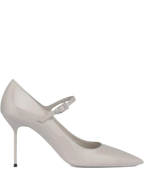 Paris Texas 90mm Lidia pointed-toe pumps - Grey - zdjęcie produktu nr 1
