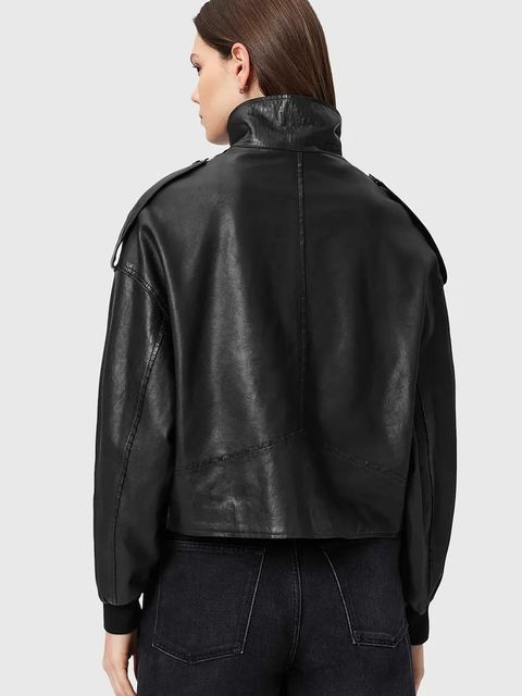 AllSaints kurtka skórzana LOWDEN - zdjęcie produktu nr 1