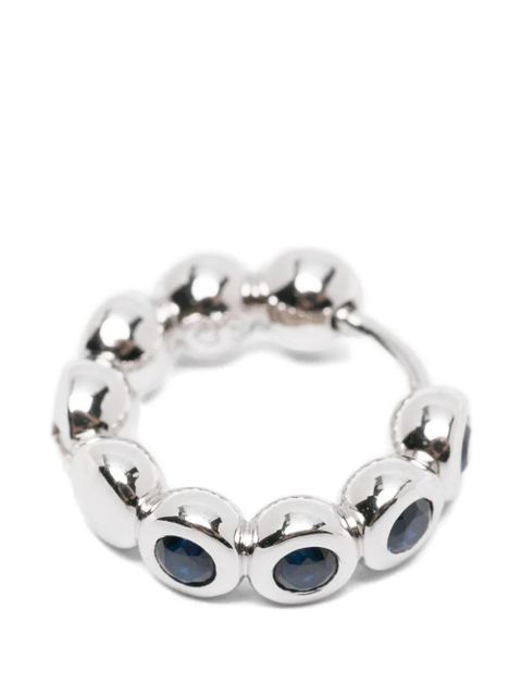 Missoma Tennis small hoop earrings - Silver - zdjęcie produktu nr 2