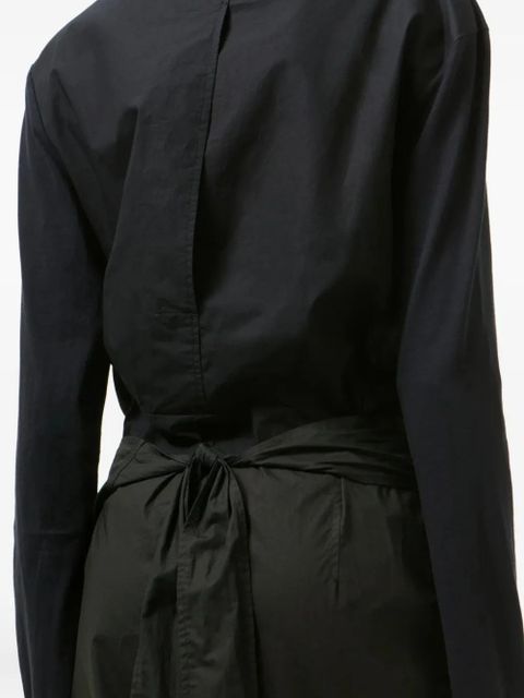 OUR LEGACY asymmetric draped dress - Black