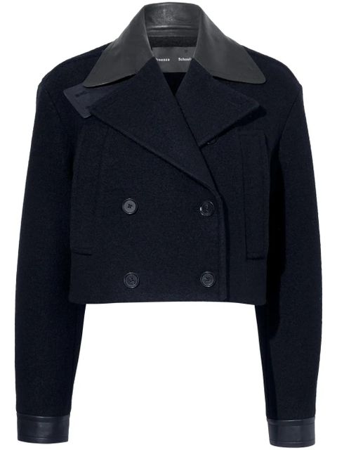 Proenza Schouler Reyes cropped jacket - Black - zdjęcie produktu nr 1