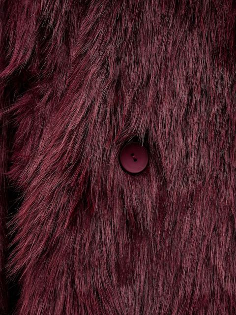 Answear.LAB płaszcz kolor bordowy