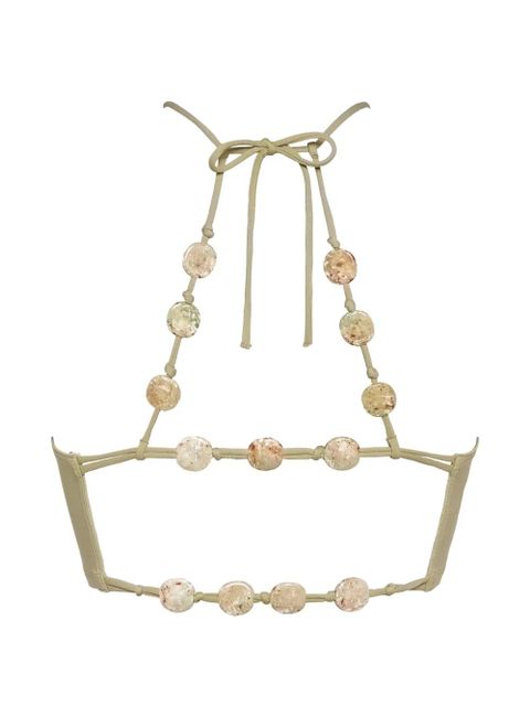 ERES Apollonia halterneck bikini top - Green - zdjęcie produktu nr 2