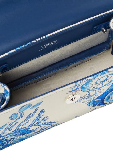 Versace small Underwater Barocco Medusa '95 handbag - Blue