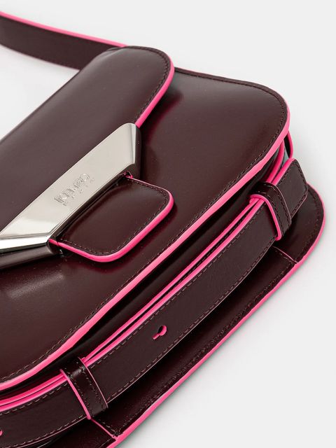 Kenzo torebka skórzana kolor bordowy FF52SA318L3B.24