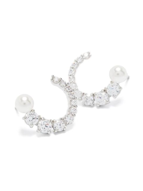 Swarovski Matrix stud earrings - Silver