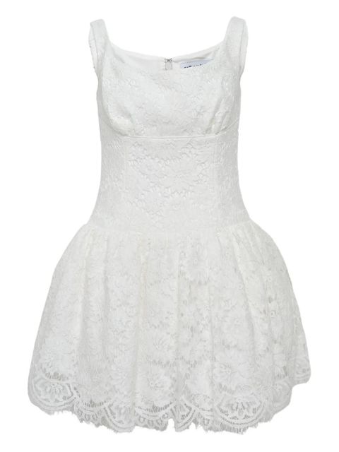 Self-Portrait floral lace mini dress - White - zdjęcie produktu nr 1