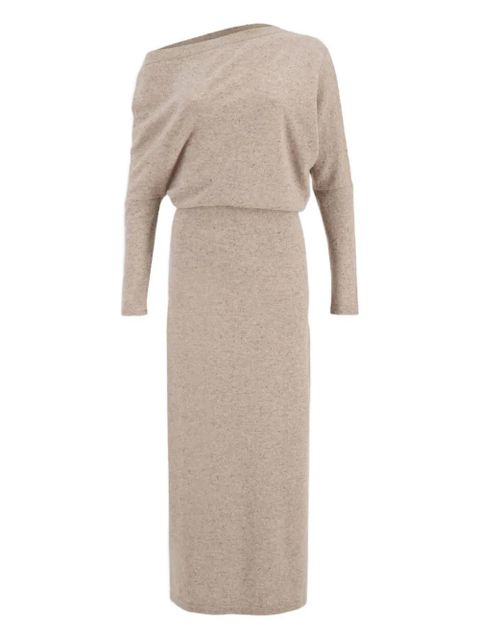 Altuzarra Kasos asymmetric cashmere dress - Neutrals - zdjęcie produktu nr 1