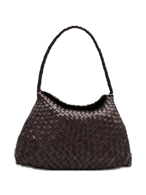 DRAGON DIFFUSION mini Santa Maria S. Croce woven tote bag - Brown - zdjęcie produktu nr 1