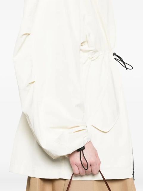 WARDROBE.NYC x RHW hooded drawstring coat - White