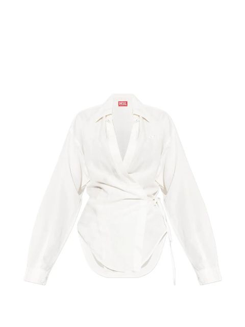 Diesel wrap-tie blouse - White - zdjęcie produktu nr 1