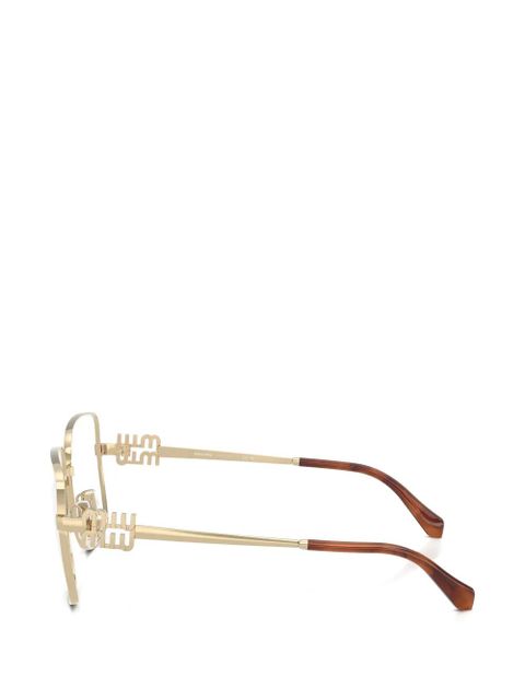 Miu Miu Eyewear square-frame glasses - Gold
