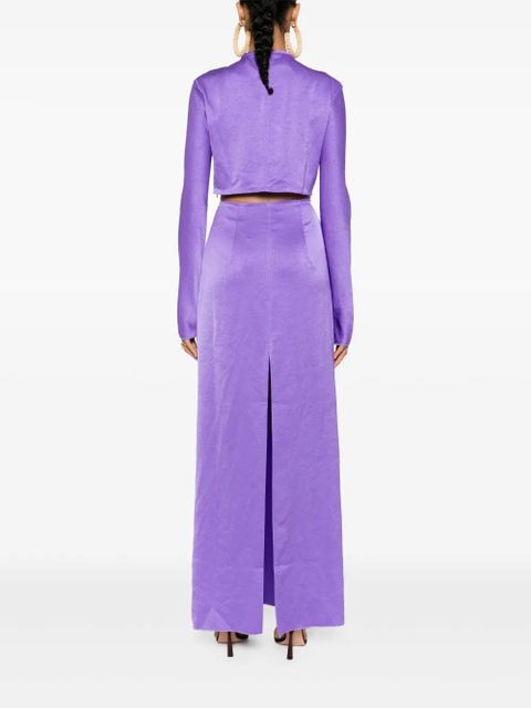Nanushka Bonno cut-out maxi dress - Purple