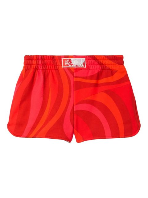PUCCI Marmo-print shorts - Red - zdjęcie produktu nr 1