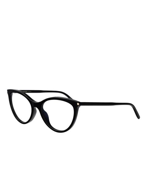 Saint Laurent Eyewear cat-eye frame glasses - Black - zdjęcie produktu nr 2