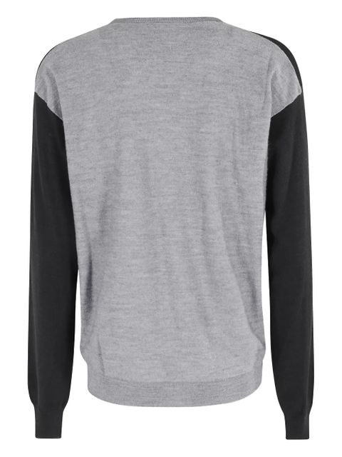 SOLOTRE colour-block sweater - Black - zdjęcie produktu nr 2