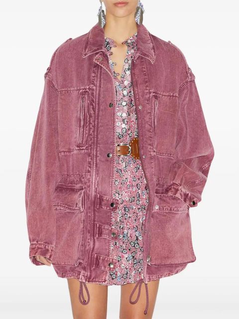 MARANT ÉTOILE Joanna denim jacket - Pink
