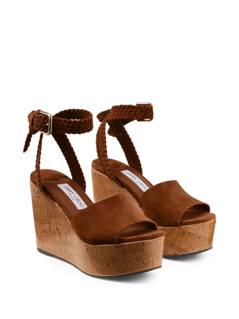 Jimmy Choo Jori braided-strap sandals - Brown - zdjęcie produktu nr 2