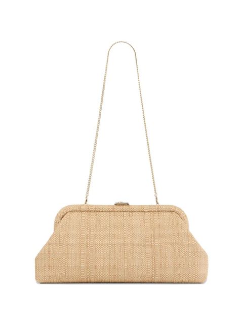 Jimmy Choo Skylar logo-plaque clutch bag - Neutrals - zdjęcie produktu nr 2