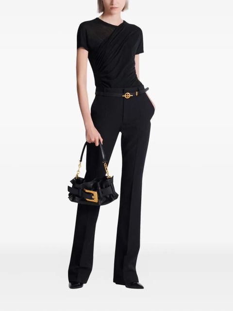 Balmain flared trousers - Black