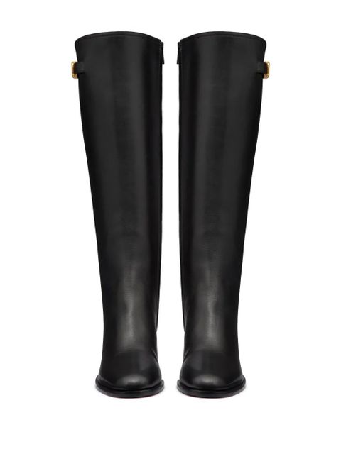 Valentino Garavani 70mm VLogo Signature boots - Black