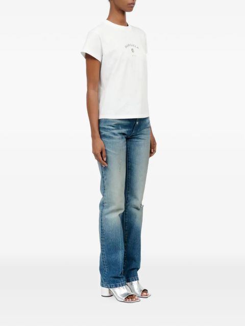 MM6 Maison Margiela crew-neck printed T-shirt - White