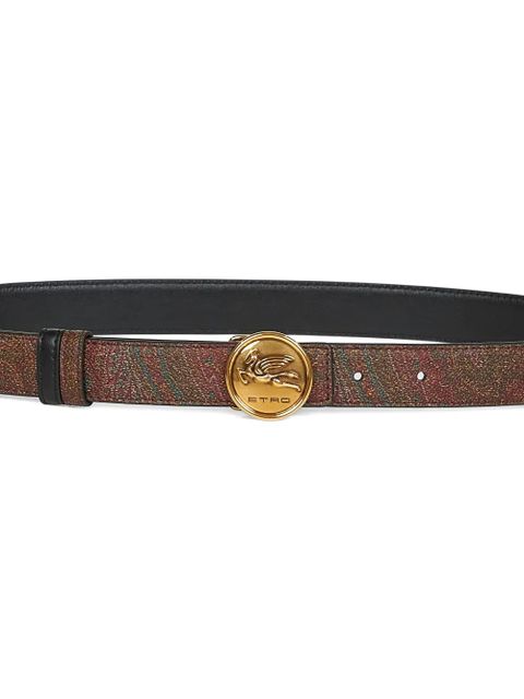 ETRO Pegaso-buckle belt - Black