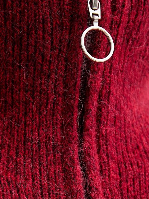 Marc O'Polo kamizelka z dodatkiem wełny damska kolor czerwony 5000007565