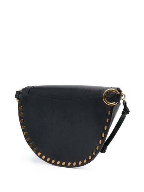 ISABEL MARANT Skano grained-leather shoulder bag - Black