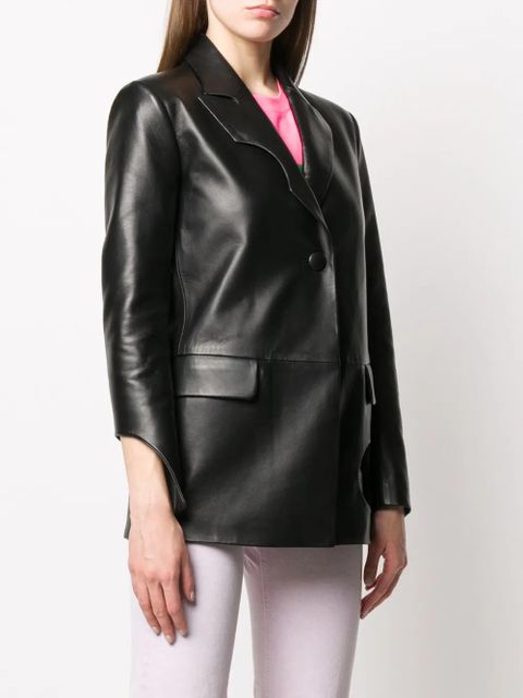 Off-White circle cut-out blazer - Black